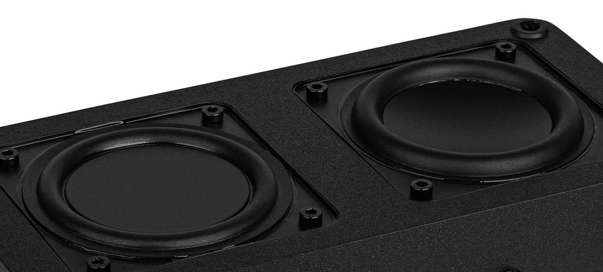 Dayton Audio GS2.1 dual woofer view